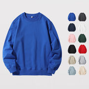 メンズ 生地300ｇ 裏パイル 無地 トレーナー 男女兼用 カジュアル トップス 春秋 2024新作★全12色
