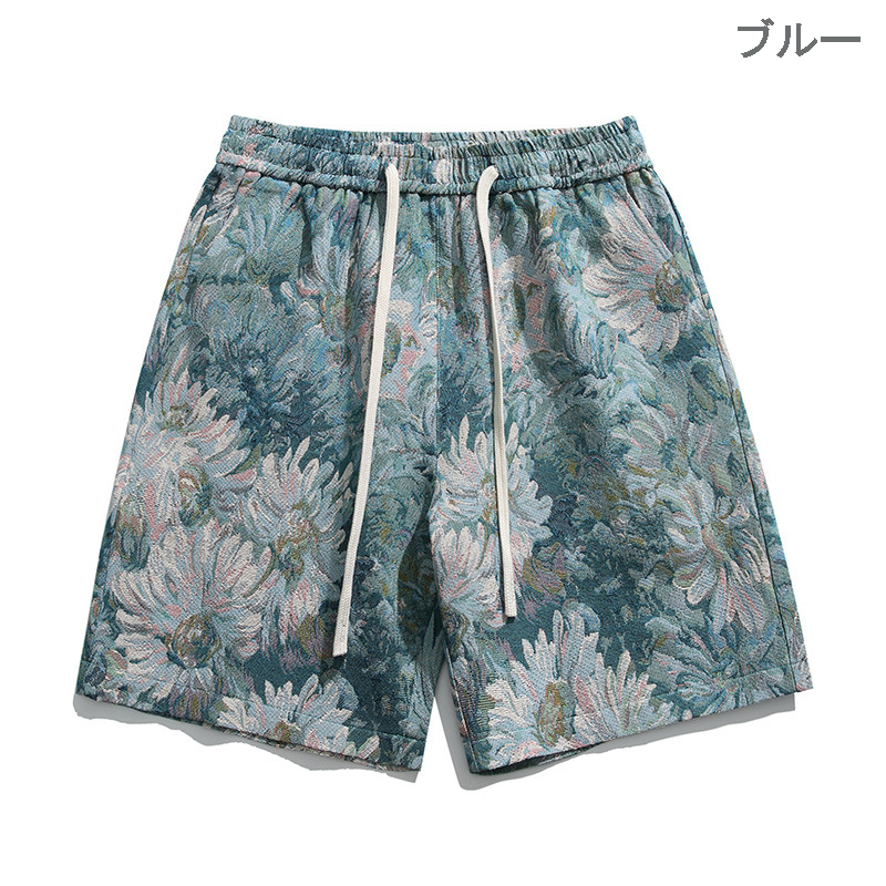 美品 SEA ハーフパンツ 夏用ハーフパンツ【L】Black 黒 Sea River 白ロゴ 釣り服