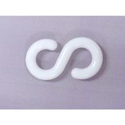 白色 6mm Sフック (兼4mm) PSH60(40) 50点