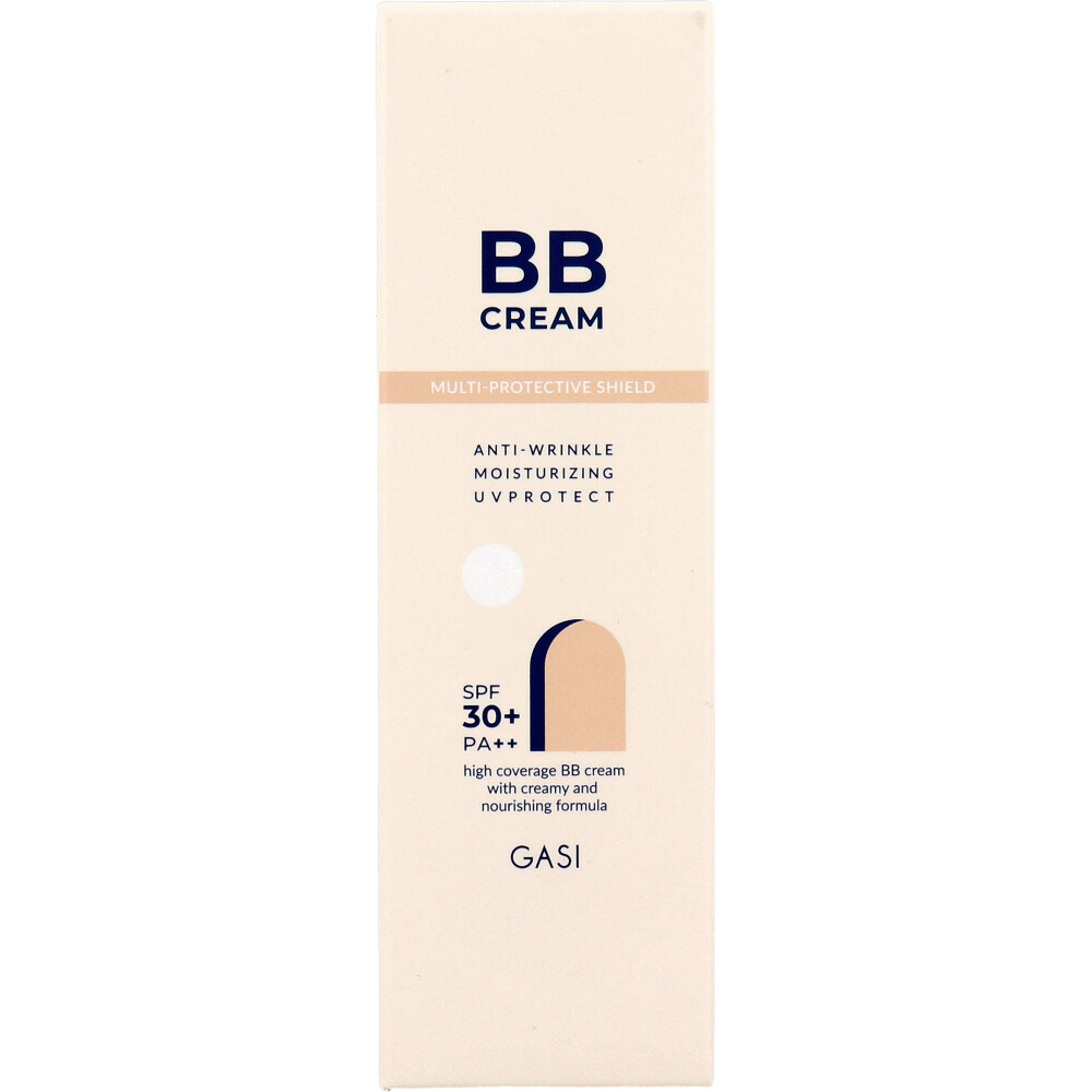 [8月26日まで特価]GASI(ガシ) アンチリンクル モイスチャライジング UVプロテクト BBクリーム IVO 50g