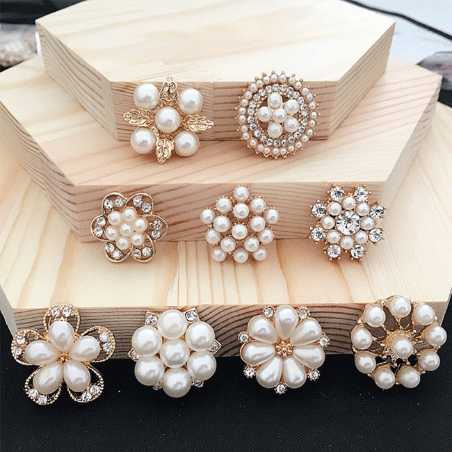 ハンドメイド デコパーツ iPhoneケース フラワー 花 アクセサリーパーツ カボション ゴールド シルバー