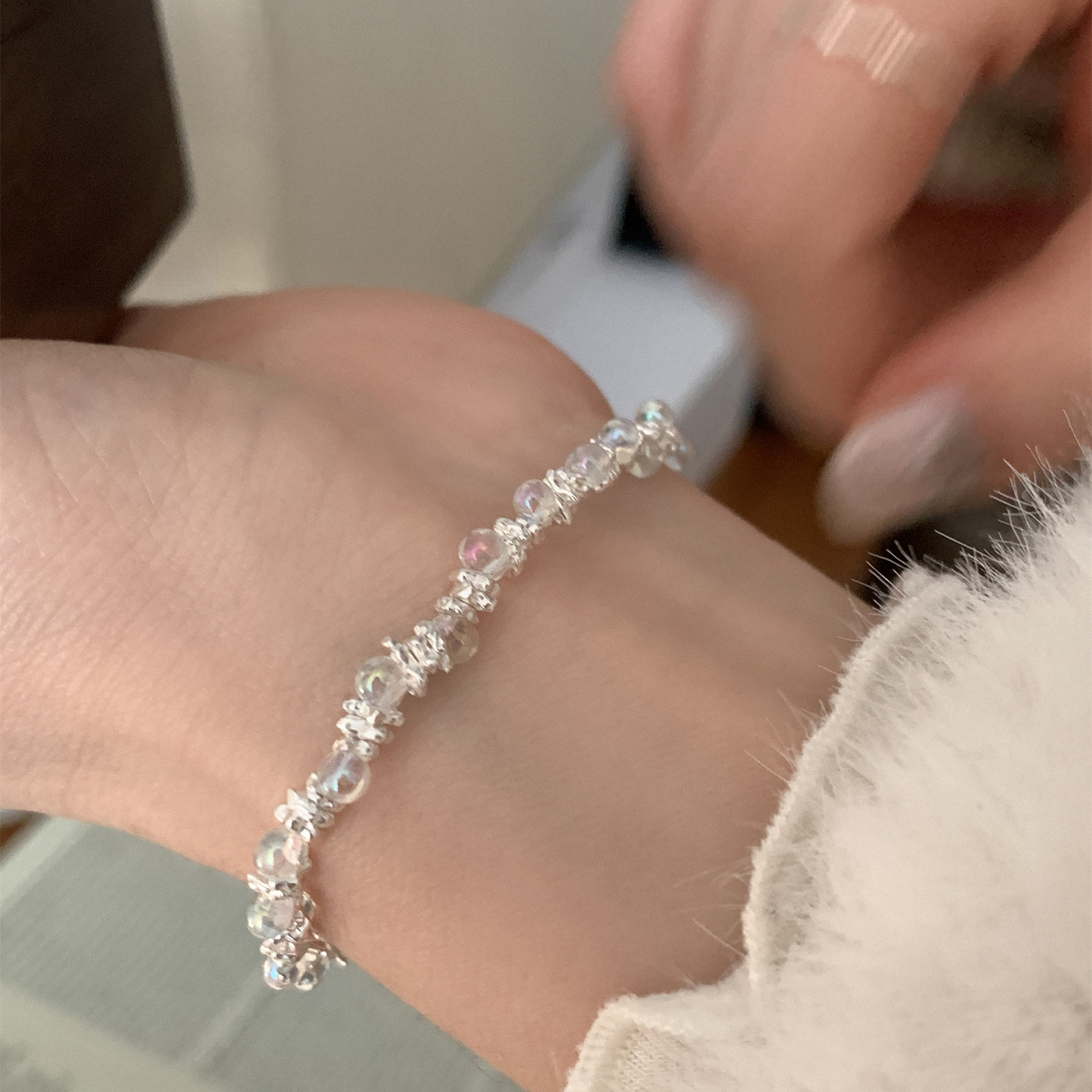ブレスレット ノーブランド ハンドメイド オーダー バングル チェーン リンク ブレスレット ノーブランド ハンドメイド オーダー バングル