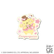 サンリオキャラクターズ キラキラ桜 ミニステッカー ポムポムプリン sanrio 日本 JAPAN グッズ SAN139