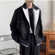 店長推薦  差し色 個性 ビジネス パーマフリー 縫付 カジュアル 洋服 メンズ 気質 コート