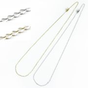 ステンレスチェーン アズキ【シルバー】【45cm/1.7mm】