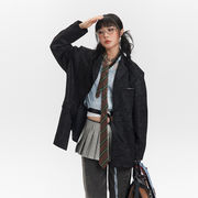 P18818 メンズ ヴィンテージ スーツ ファッション  セーム革 2024春秋新作  欧米風 カジュアル