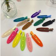 新作 韓国風 キャンディーカラー ジェリーヘアクリップ スウィート 可愛い ノンマーク ヘアアクセサリー