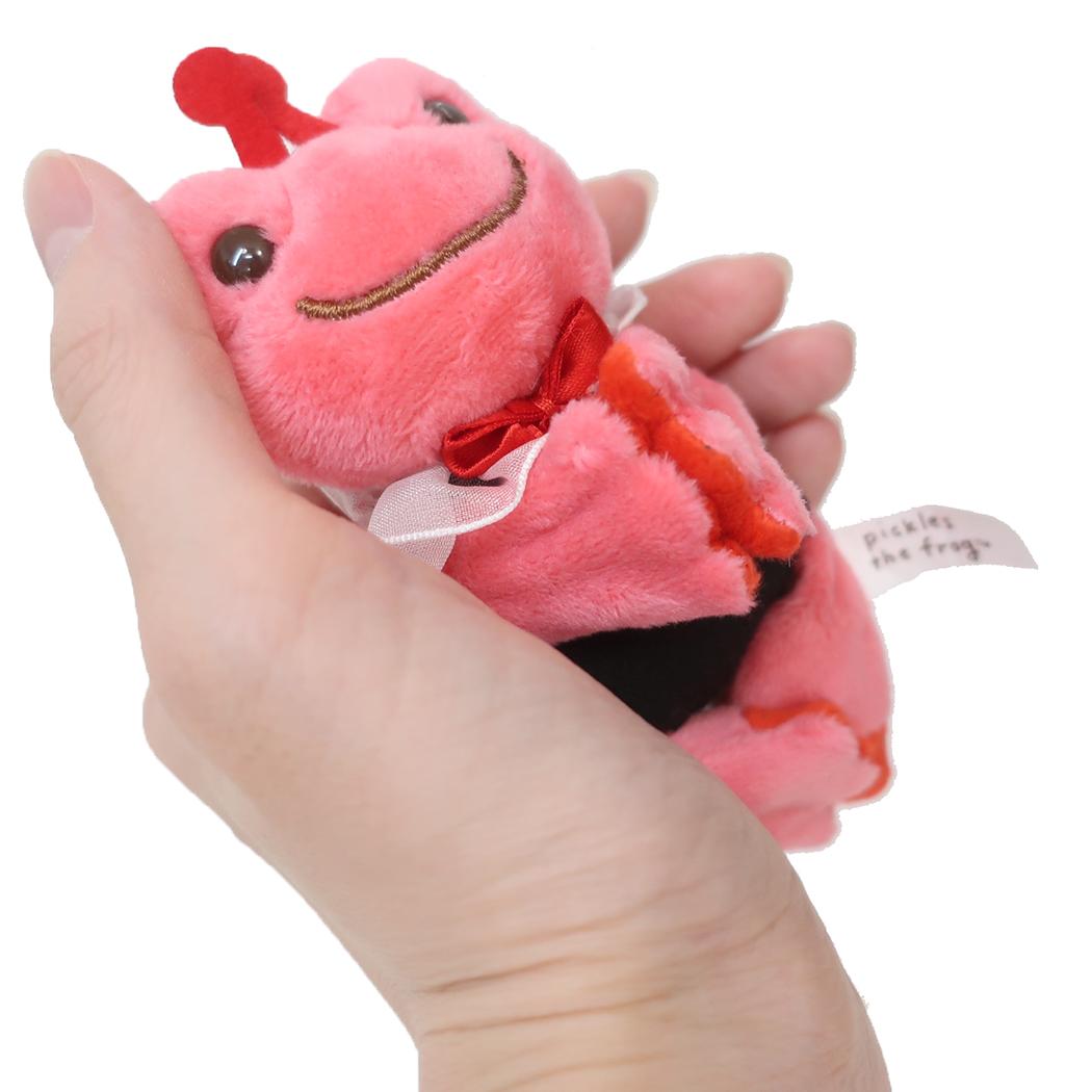 かえるのピクルス　てんとうむし マスコット】かえるのピクルス ミニぬいぐるみマグネット