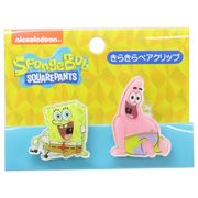 スポンジボブ きらきらペアクリップ A柄