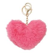 平成ハートファーキーホルダー ギャルハート ファー 流行 トレンド キーホルダー 令和流行