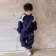 2024年秋冬新作  長袖トップス+ズボン　セットアップ 110-170cm 2色