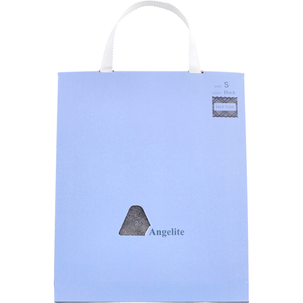 【アウトレット】Angelite(アンジェライト) 機能性インナーショーツ レースタイプ ブラック S 1枚入