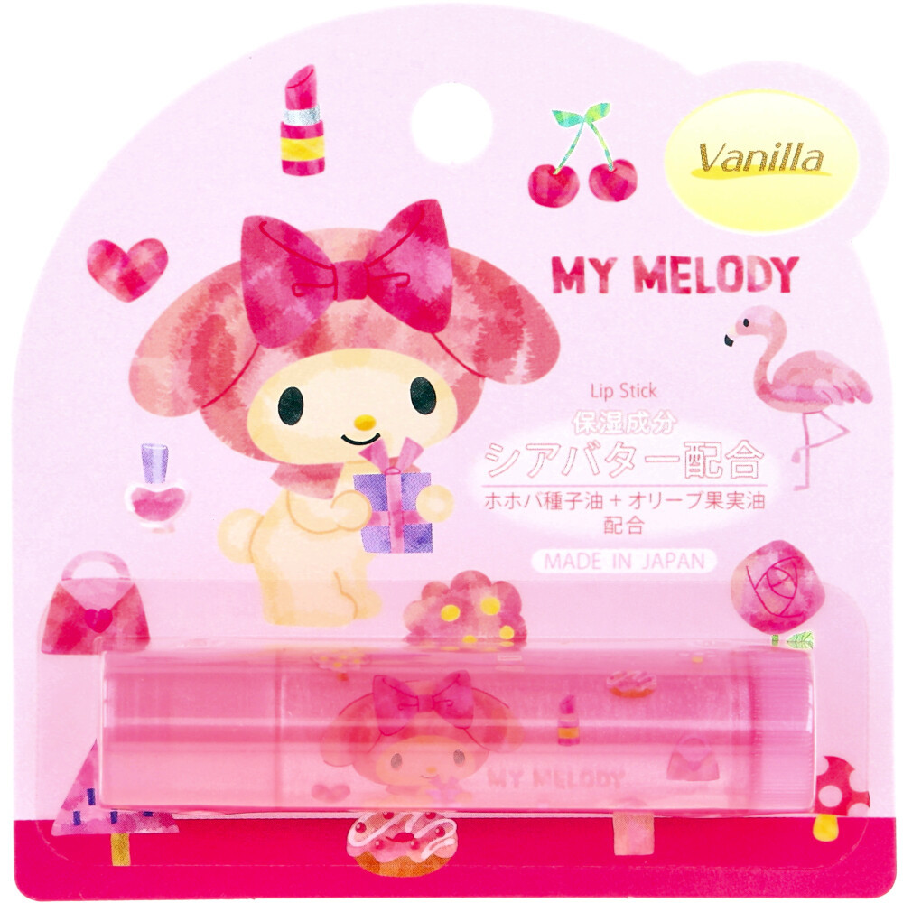 [2月26日まで特価]リップスティック マイメロディ バニラ 1本入