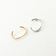 ステンレスバングル　アクセサリー　デザイン　金属アレルギー対応　ファッション　18kコーティング