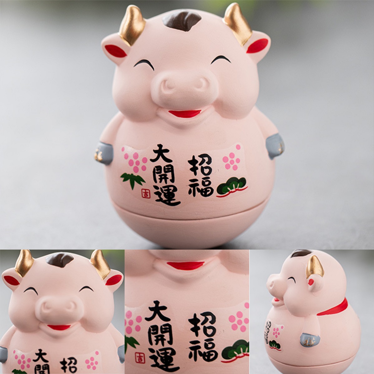 達磨 だるまさん 可愛い 達磨様 伝統工芸品 セラミック 開運招福 和風