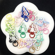 新入荷 キーホルダー金具   ハンドメイド キーリング アクセサリー DIY 手芸用品