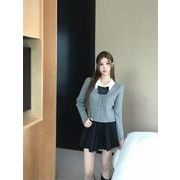 長袖トップス 長袖 体型カバー 着痩せ カットソー sweet系