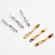 ステンレス（59.ステンレスツイストコネクター2個）SUS304　2穴　手作り　国内発送