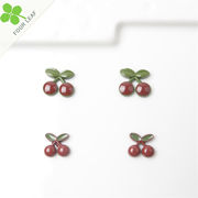 さくらんぼ アクセサリーパーツ デコパーツ ハンドメイド DIY素材