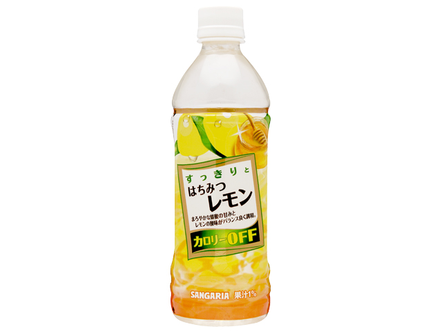 サンガリア すっきりはちみつレモン Ｐ 500mlx24