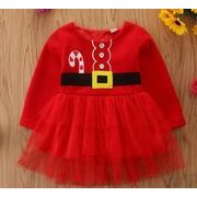 サンタクロース サンタ服 女の子 キッズ サンタコスプレ クリスマス衣装 ワンピース