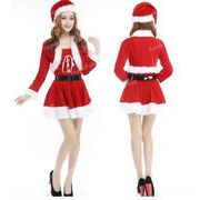 クリスマス衣装　レディース　コスプレ衣装　　サンタコスチューム