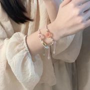 天然石 エンジェル ラピスラズリ 水晶　アロマ　ブレスレット　アクセサリー ヒーリング　パワーストーン