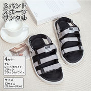 スポーツサンダル 男女兼用 通気性 シンプル マジックテープ レジャー アウトドア 厚底 クッション