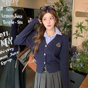 今季マストバイ　おしゃれ  設計感 スウィート ニット 優しい 可愛い カーディガン