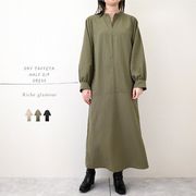 ▽SALE▽ドライタフタ　ハーフジップ　ワンピース(32309)