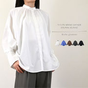 □　期間限定特価　□T/C/Puブロード　ギャザー　ドルマンブラウス(32134)