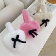 イヤーマフラー 耳当て イヤーマフ 起毛 フェイクファー 秋冬 保温 レディース小物