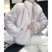 いまだけ 特価 冬 環境保護 コート おしゃれな あったか 毛皮のコート  スリム ゆったりする ファー毛皮