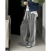 2024年INS秋冬新作　おしゃれ　設計感   リボン 運動風 ロング パンツ