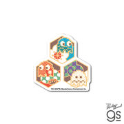 PAC-MAN ダイカットステッカー 亀甲ゴースト パックマン ゲーム game レトロ キャラクター グッズ PAC006