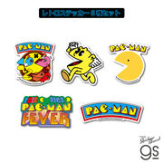 【5種セット】 PAC-MAN レトロステッカー パックマン ゲーム game 人気 キャラクター グッズ PACSET04