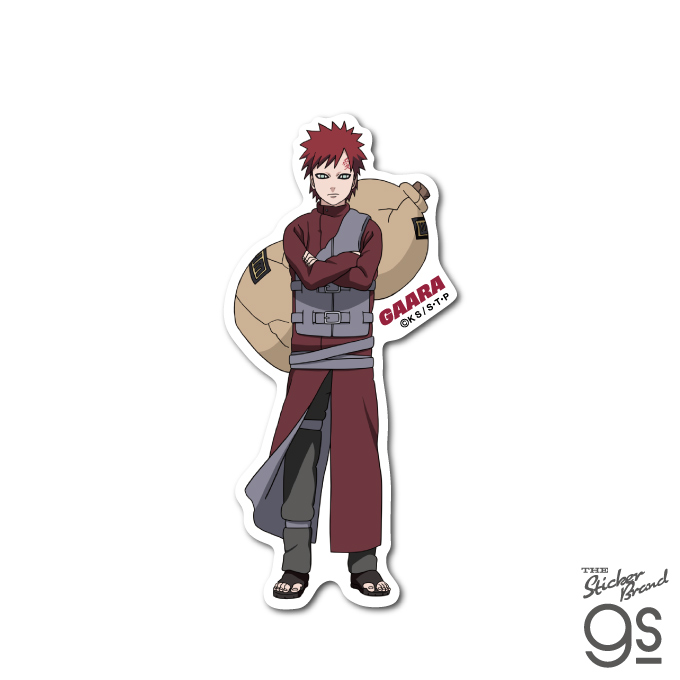 NARUTO-ナルト- 疾風伝 ダイカットビニールステッカー 我愛羅 アニメ
