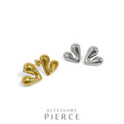 ▼MAGGIO▼ドロップハートステンレスピアス