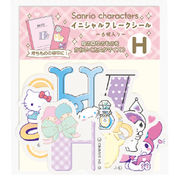 サンリオキャラクターズ イニシャルフレークシール ミックスH 077826