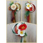 正月 〆飾り しめ飾り　水引 しめ縄リース しめ縄 正月飾り  信濃結び飾り お正月グッズ