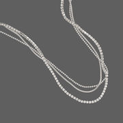 ステンレスネックレス　アクセサリー　金属アレルギー対応　INS　デザイン