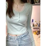 2025年春の人気新作 レディース トップス 長袖 Tシャツ インナー ファッション