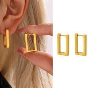 ステンレスピアス　アクセサリー　18kコーティング　デザイン　レディース　金属アレルギー対応