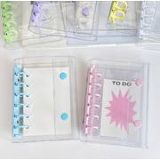 雑貨 ルーズリーフバインダー★文具★リングファイル★ノートカバー