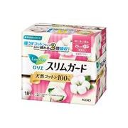 ロリエ　スリムガード　天然コットン１００パーセント　特に多い昼用　１８コ入