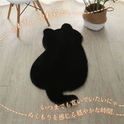 お値段以上です 猫マット じゅうたん 猫じゅうたん 家庭用 コーヒーカーペット 絨毯 かわいい アニメ猫