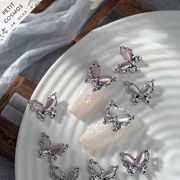 蝶々 ちょうちょ 立体的 メタル ネイルパーツ ネイル用品 ネイルストーン デコパーツ DIYパーツ