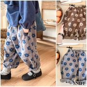 SHENJ☆2024秋冬 花柄ロングパンツカジパンツ純綿