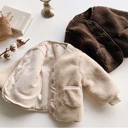 【秋新作】韓国風子供服 親子服 ベビー服 キッズ 男女兼用 アウター ファーコート ジャケット
