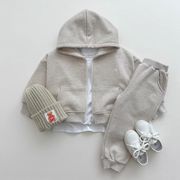 【2024秋新作】韓国風子供服 ベビー服 キッズ 男女兼用 長袖 スウェット パーカー&ロングパンツ